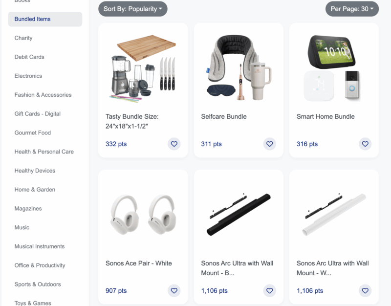 Shopping and awards on workproud